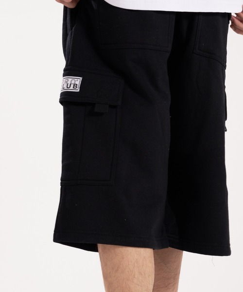 PRO CLUB （プロクラブ）の「PRO CLUB-FLEECE CARGO SHORT（その他パンツ・メンズ・グレー/ブラック・M/L/XL）」の8枚目の写真