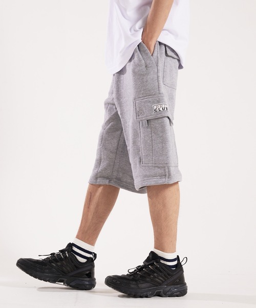 PRO CLUB （プロクラブ）の「PRO CLUB-FLEECE CARGO SHORT（その他パンツ・メンズ・グレー/ブラック・M/L/XL）」の7枚目の写真