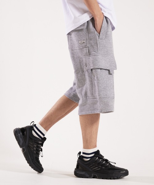 PRO CLUB （プロクラブ）の「PRO CLUB-FLEECE CARGO SHORT（その他パンツ・メンズ・グレー/ブラック・M/L/XL）」の14枚目の写真