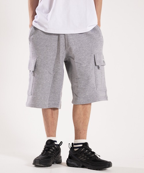 PRO CLUB （プロクラブ）の「PRO CLUB-FLEECE CARGO SHORT（その他パンツ・メンズ・グレー/ブラック・M/L/XL）」の4枚目の写真
