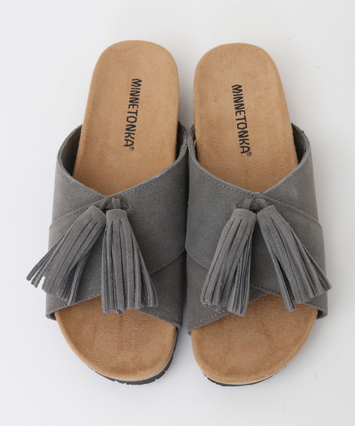 MELROSE claire（メルローズ クレール）の「【MINNETONKA MILA】（サンダル・レディース・ブラック/グレー/ベージュ・2/3/4）」の4枚目の写真