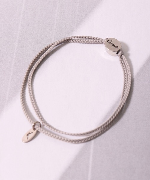 BAYBLO（ベイブロ）の「(BB)【ユニセックス】アクリルコード 編み込み メッセージ アンクレット（アンクレット・メンズ・ブラック/グリーン/グレー/オレンジ/レッド/ブラウン/ネイビー・FREE）」の16枚目の写真