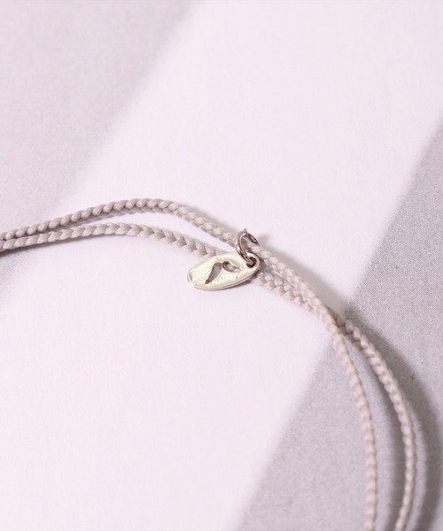 BAYBLO（ベイブロ）の「(BB)【ユニセックス】アクリルコード 編み込み メッセージ アンクレット（アンクレット・メンズ・ブラック/グリーン/グレー/オレンジ/レッド/ブラウン/ネイビー・FREE）」の19枚目の写真