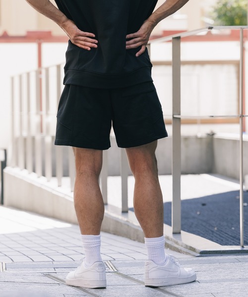 Calvin Klein(カルバン・クライン)の「Calvin Klein/カルバンクライン A-SEASONAL MNGM HWK SHORTS ショーツ スウエットパンツ(その他パンツ・メンズ・オフホワイト/ブラック/グリーン・L/M/XL)」の6枚目の写真