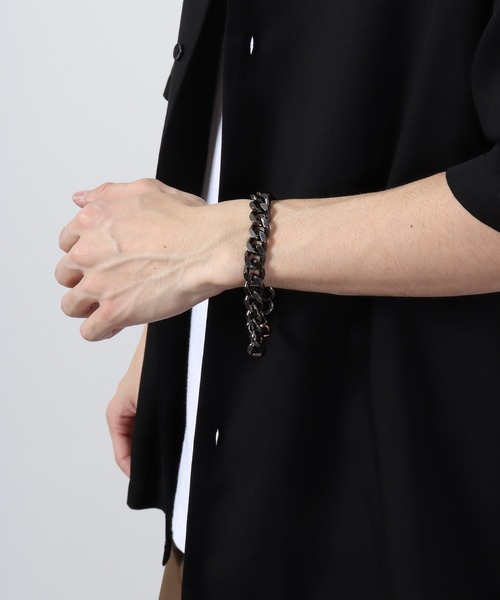 FUNALIVE（ファンアライブ）の「JON 『２点セット』ネックレス、ブレスレット　ペアセット（ネックレス・メンズ・シルバー系その他/シルバー/シルバー系その他5/シルバー系その他3/シルバー系その他6/シルバー系その他2/シルバー系その他4/ブラック・FREE）」の16枚目の写真