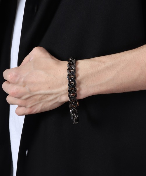 FUNALIVE（ファンアライブ）の「JON 『２点セット』ネックレス、ブレスレット　ペアセット（ネックレス・メンズ・シルバー系その他/シルバー/シルバー系その他5/シルバー系その他3/シルバー系その他6/シルバー系その他2/シルバー系その他4/ブラック・FREE）」の18枚目の写真