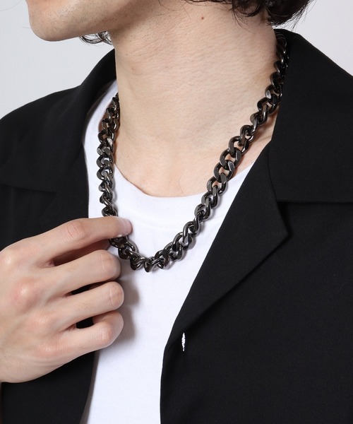 FUNALIVE（ファンアライブ）の「JON 『２点セット』ネックレス、ブレスレット　ペアセット（ネックレス・メンズ・シルバー系その他/シルバー/シルバー系その他5/シルバー系その他3/シルバー系その他6/シルバー系その他2/シルバー系その他4/ブラック・FREE）」の14枚目の写真