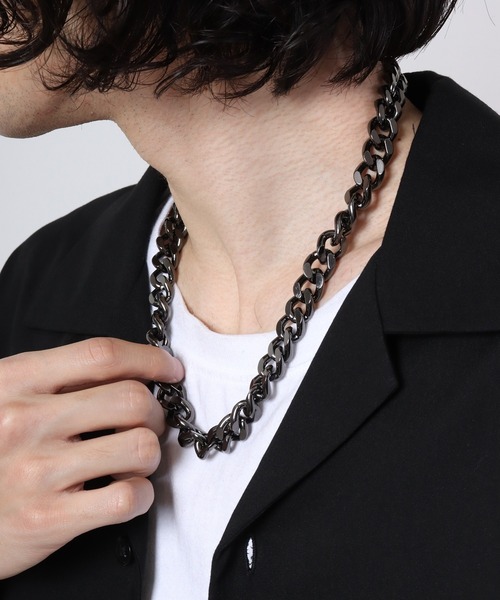 FUNALIVE（ファンアライブ）の「JON 『２点セット』ネックレス、ブレスレット　ペアセット（ネックレス・メンズ・シルバー系その他/シルバー/シルバー系その他5/シルバー系その他3/シルバー系その他6/シルバー系その他2/シルバー系その他4/ブラック・FREE）」の15枚目の写真