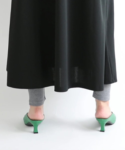 and it_（アンドイット）の「THE5 スクエアオープントゥヒールサンダル（サンダル・レディース・ブラック/ベージュ/グリーン・LL/S/L/M）」の20枚目の写真