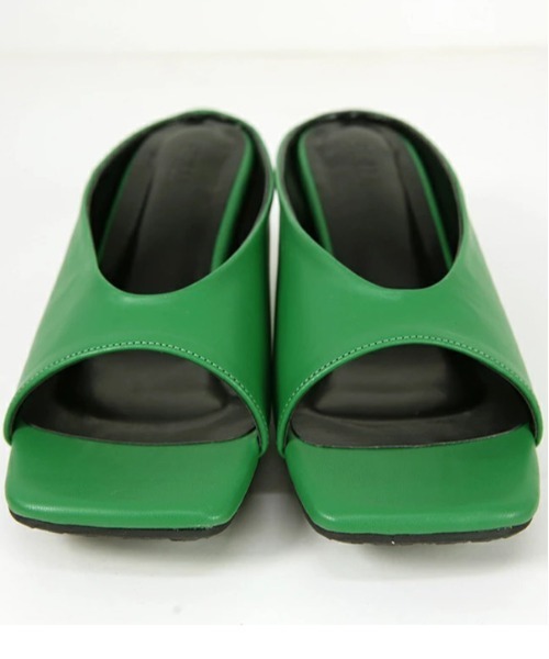 and it_（アンドイット）の「THE5 スクエアオープントゥヒールサンダル（サンダル・レディース・ブラック/ベージュ/グリーン・LL/S/L/M）」の18枚目の写真