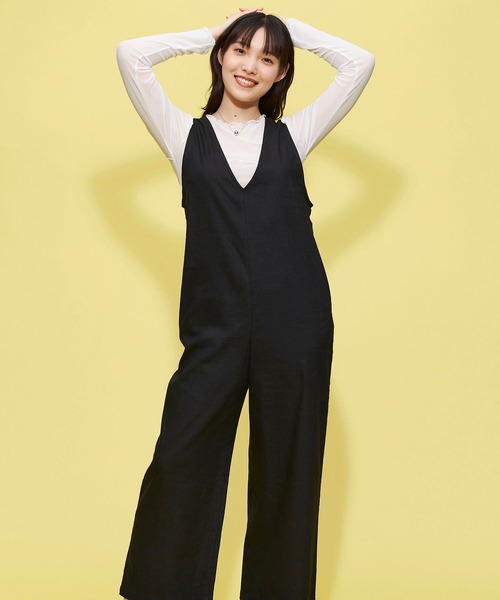 FOREVER 21（フォーエバー トゥエンティーワン）の「アソートサロペット（サロペット/オーバーオール・レディース・ブラック・FREE）」の3枚目の写真