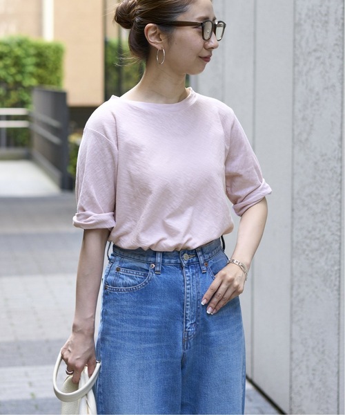 RITA（リタ）の「《追加》【RITA】スラブTEE（Tシャツ/カットソー・レディース・ブラック/ホワイト/ピンク・FREE）」の18枚目の写真