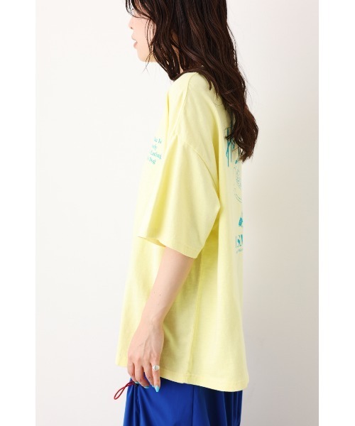 RODEO CROWNS WIDE BOWL（ロデオクラウンズワイドボウル）の「Hot dog gives Tシャツ（Tシャツ/カットソー・レディース・ホワイト/チャコールグレー/ライトイエロー・FREE）」の12枚目の写真