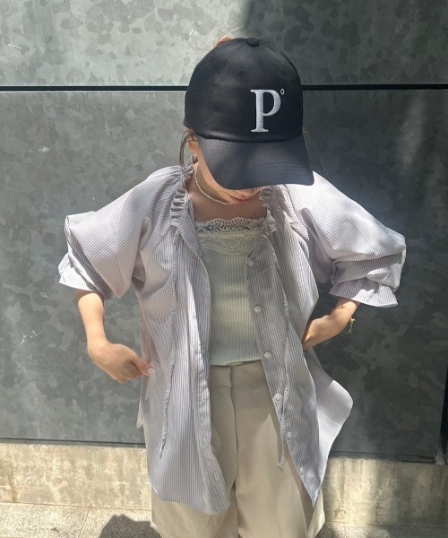 flower(フラワー)の「ゴージャスレースキャミ2(キャミソール・レディース・ブラウン/ベージュ/グレー/ブラック/アイボリー/ピンク・FREE)」の16枚目の写真