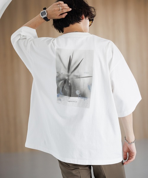 RAGEBLUE(レイジブルー)の「天竺/バックプリントフォトTシャツ2(Tシャツ/カットソー・メンズ・ホワイト/ブラック/グリーン/ライトブルー・SMALL/MEDIUM/LARGE)」の19枚目の写真