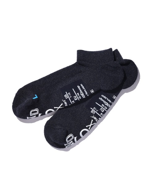 ANDSOX(アンドソックス)の「3-【ANDSOX-アンドソックス-】 SUPPORT PILE SHORT サポートパイルショート 靴下(ソックス/靴下・メンズ・パープル/ネイビー/オレンジ/インディゴブルー/グリーン/オリーブ/ブラック/グレー/オフホワイト・M/S)」の6枚目の写真