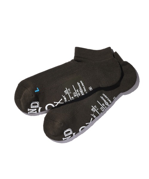 ANDSOX(アンドソックス)の「3-【ANDSOX-アンドソックス-】 SUPPORT PILE SHORT サポートパイルショート 靴下(ソックス/靴下・メンズ・パープル/ネイビー/オレンジ/インディゴブルー/グリーン/オリーブ/ブラック/グレー/オフホワイト・M/S)」の4枚目の写真