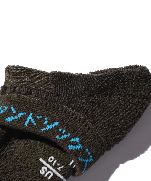 ANDSOX(アンドソックス)の「3-【ANDSOX-アンドソックス-】 SUPPORT PILE SHORT サポートパイルショート 靴下(ソックス/靴下・メンズ・パープル/ネイビー/オレンジ/インディゴブルー/グリーン/オリーブ/ブラック/グレー/オフホワイト・M/S)」の19枚目の写真