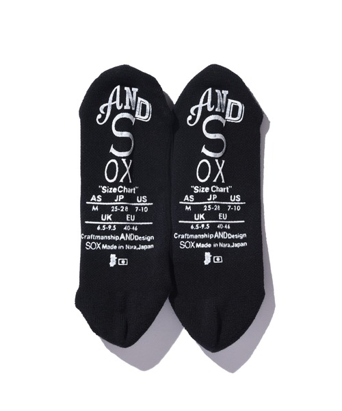 ANDSOX(アンドソックス)の「3-【ANDSOX-アンドソックス-】 SUPPORT PILE SHORT サポートパイルショート 靴下(ソックス/靴下・メンズ・パープル/ネイビー/オレンジ/インディゴブルー/グリーン/オリーブ/ブラック/グレー/オフホワイト・M/S)」の12枚目の写真