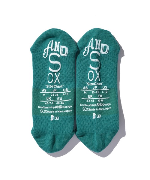 ANDSOX(アンドソックス)の「3-【ANDSOX-アンドソックス-】 SUPPORT PILE SHORT サポートパイルショート 靴下(ソックス/靴下・メンズ・パープル/ネイビー/オレンジ/インディゴブルー/グリーン/オリーブ/ブラック/グレー/オフホワイト・M/S)」の20枚目の写真