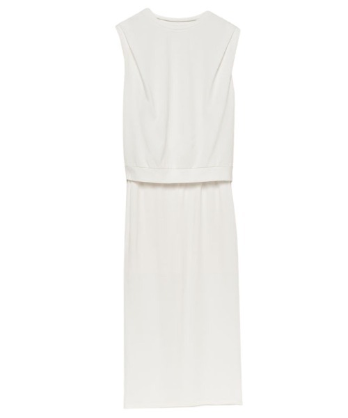 anuans(アニュアンス)の「ショルダータックカットセットアップ(セットアップ・レディース・ベージュ/ホワイト/チャコールグレー/ブラック・SMALL/MEDIUM)」の7枚目の写真