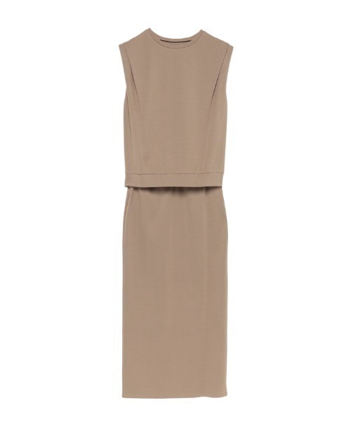 anuans(アニュアンス)の「ショルダータックカットセットアップ(セットアップ・レディース・ベージュ/ホワイト/チャコールグレー/ブラック・SMALL/MEDIUM)」の18枚目の写真