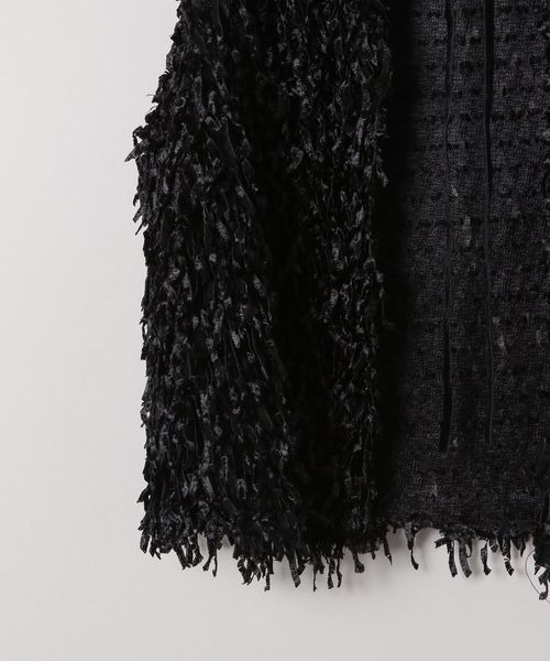 JEANASIS(ジーナシス)の「シアーベロアフリンジベスト/967884(ベスト・レディース・ホワイト/ブラック/グレー・FREE)」の13枚目の写真