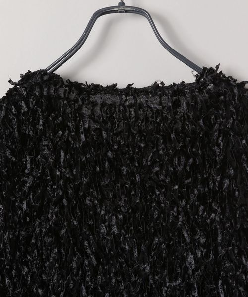 JEANASIS(ジーナシス)の「シアーベロアフリンジベスト/967884(ベスト・レディース・ホワイト/ブラック/グレー・FREE)」の14枚目の写真