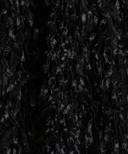 JEANASIS(ジーナシス)の「シアーベロアフリンジベスト/967884(ベスト・レディース・ホワイト/ブラック/グレー・FREE)」の15枚目の写真