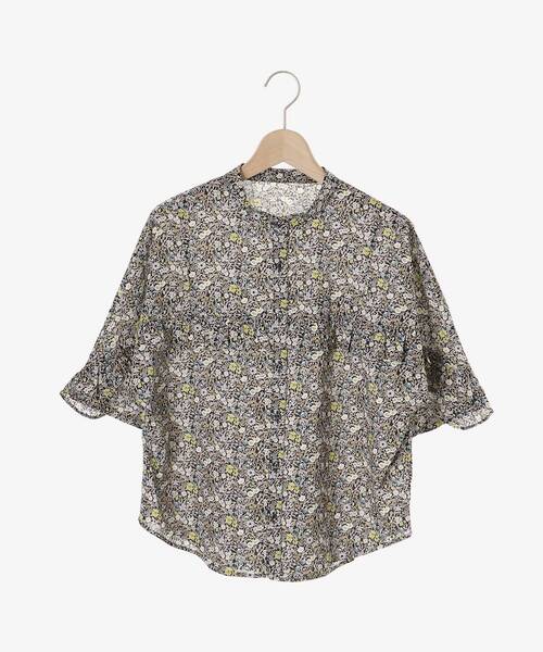 le.coeur blanc（ルクールブラン）の「リバティプリントフリルブラウス（シャツ/ブラウス・レディース・ブラック系その他/ブルー系その他2・38）」の15枚目の写真