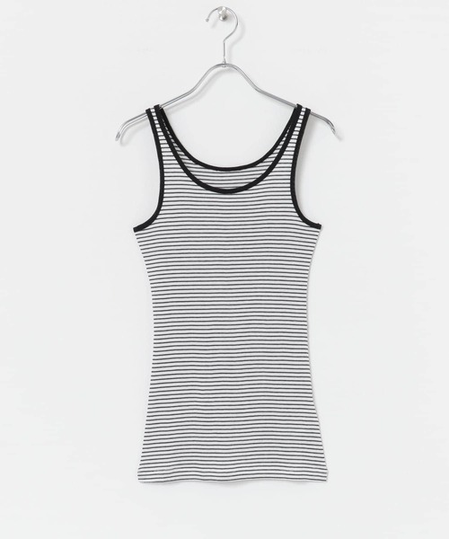 URBAN RESEARCH（アーバンリサーチ）の「『UR TECH』タンクトップ（タンクトップ・レディース・モカ/ホワイト系その他/ブラック/ホワイト・FREE）」の2枚目の写真