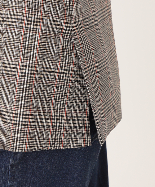 IENA（イエナ）の「グレンチェック W前ジャケット（テーラード
