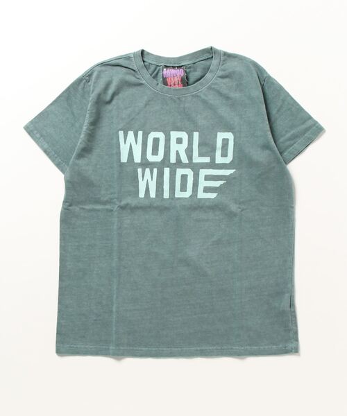 ムラサキスポーツ(ムラサキスポーツ)の「【ムラサキスポーツ限定】KOREA/コリア 半袖Tシャツ VARY COON WORLD WIDE K-APMLUXE501-1(Tシャツ/カットソー・レディース・ピンク/ブラック/ホワイト/グリーン/グレー・FREE)」の4枚目の写真