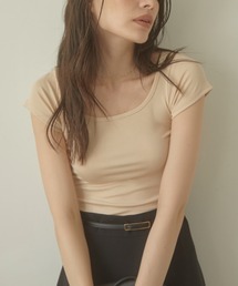 Round cut mini Tシャツ