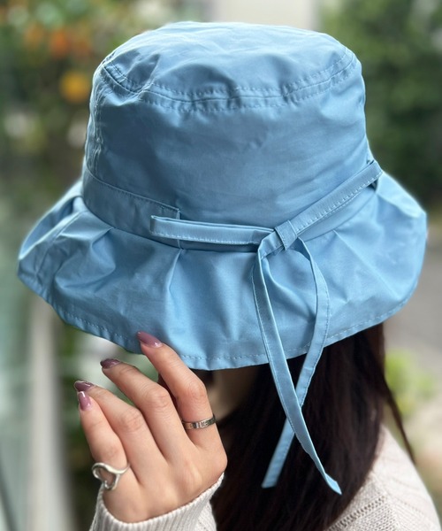 Casselini（キャセリーニ）の「【Casselini】リボンハット 224-110704（ハット・レディース・グリーン/ブラウン/オレンジ/ブルー/ブラック・FREE）」の4枚目の写真