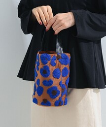 Ray BEAMS | beej × Ray BEAMS / 別注 Velour ミニ バッグ(トートバッグ)