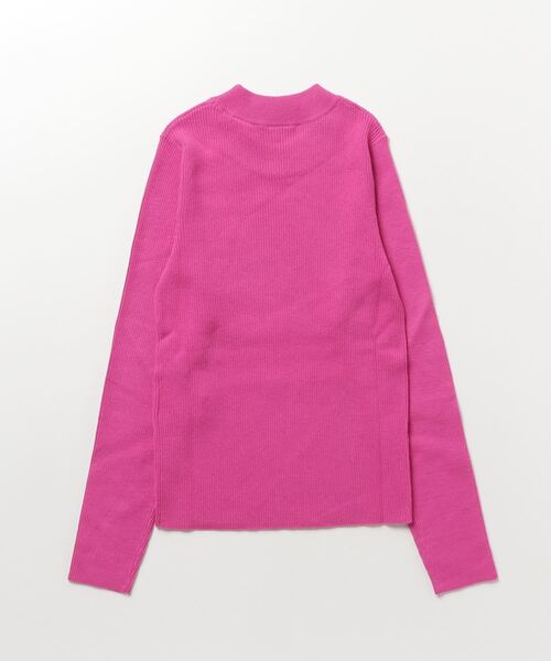 Levi's(リーバイス)の「Levi's/リーバイス クルーネック リブニット ピンク ROSE VIOLET(ニット/セーター・レディース・レッド・XS/S/M/L)」の2枚目の写真