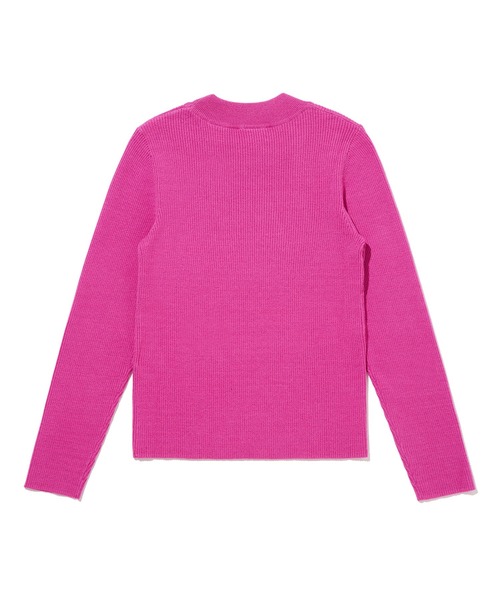 Levi's(リーバイス)の「Levi's/リーバイス クルーネック リブニット ピンク ROSE VIOLET(ニット/セーター・レディース・レッド・XS/S/M/L)」の3枚目の写真