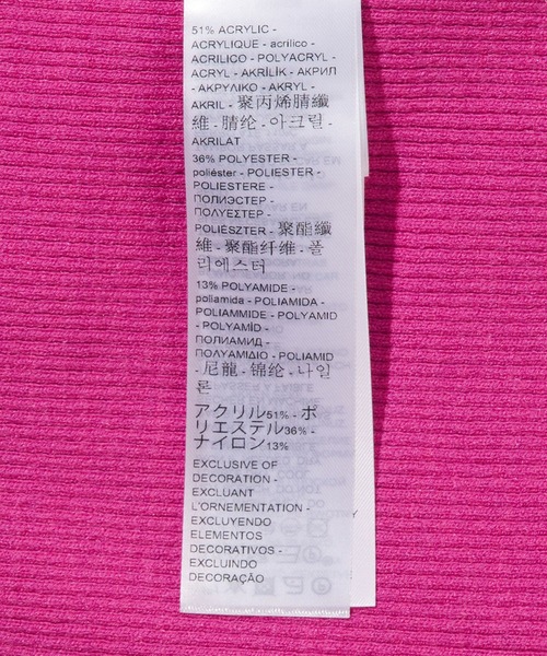 Levi's(リーバイス)の「Levi's/リーバイス クルーネック リブニット ピンク ROSE VIOLET(ニット/セーター・レディース・レッド・XS/S/M/L)」の8枚目の写真