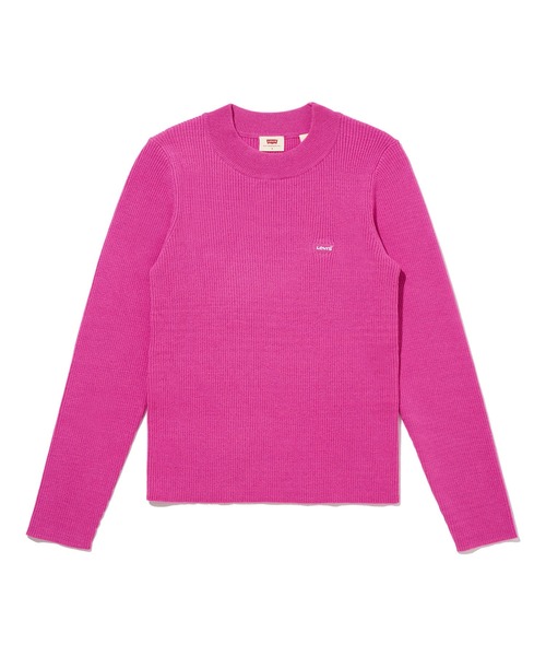 Levi's(リーバイス)の「Levi's/リーバイス クルーネック リブニット ピンク ROSE VIOLET(ニット/セーター・レディース・レッド・XS/S/M/L)」の20枚目の写真