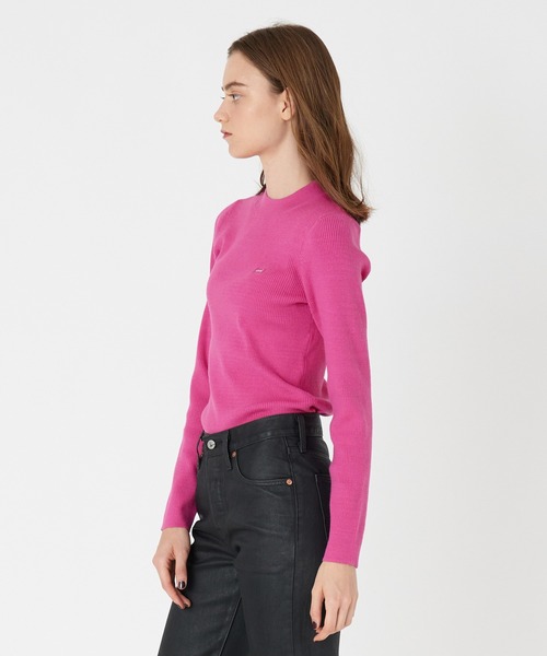 Levi's(リーバイス)の「Levi's/リーバイス クルーネック リブニット ピンク ROSE VIOLET(ニット/セーター・レディース・レッド・XS/S/M/L)」の15枚目の写真