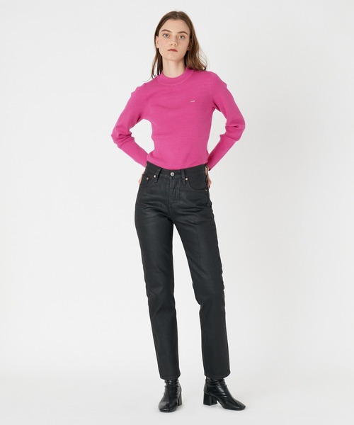 Levi's(リーバイス)の「Levi's/リーバイス クルーネック リブニット ピンク ROSE VIOLET(ニット/セーター・レディース・レッド・XS/S/M/L)」の18枚目の写真