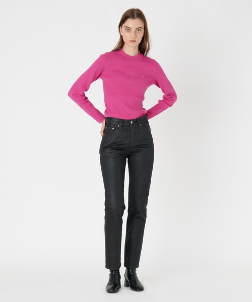 Levi's(リーバイス)の「Levi's/リーバイス クルーネック リブニット ピンク ROSE VIOLET(ニット/セーター・レディース・レッド・XS/S/M/L)」の19枚目の写真