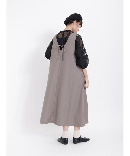 Samansa Mos2(サマンサ モスモス)の「前後着ジャンパースカート(ワンピース・レディース・ブラック/グレー/ブラウン・F)」の21枚目の写真