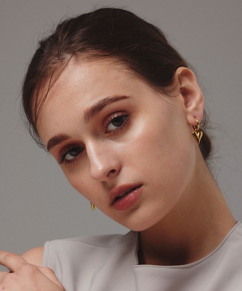 CENE(セネ)の「【CENE】セネ/ラインハートフープイヤリング(イヤリング・レディース・ゴールド/シルバー・FREE)」の6枚目の写真