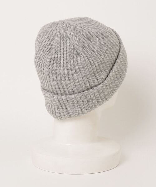 DEUS EX MACHINA(デウスエクスマキナ)の「SHIELD BEANIE(ニットキャップ/ビーニー・メンズ・ネイビー/ブラック/チャコールグレー・OS)」の4枚目の写真