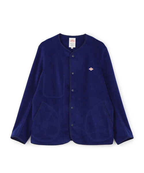 ダントン　ノーカラーフリースジャケット 楽天市場】DANTONダントン ハイパイル ボアフリース ノーカラー