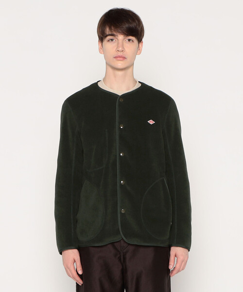 DANTON（ダントン）の「MEN'S FLEECE COLLARLESS JACKET（ノーカラー