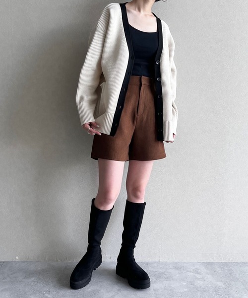トレフルプラスワンタックショートパンツ02 ウールライク LOWRYS FARM（ローリーズファーム）の「ウールライクタック