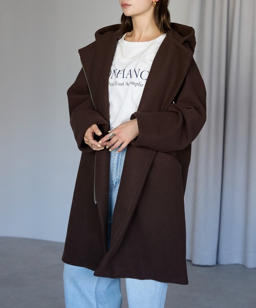 セール】フード付ジップコート（その他アウター）｜TRIANGLE PALETTE